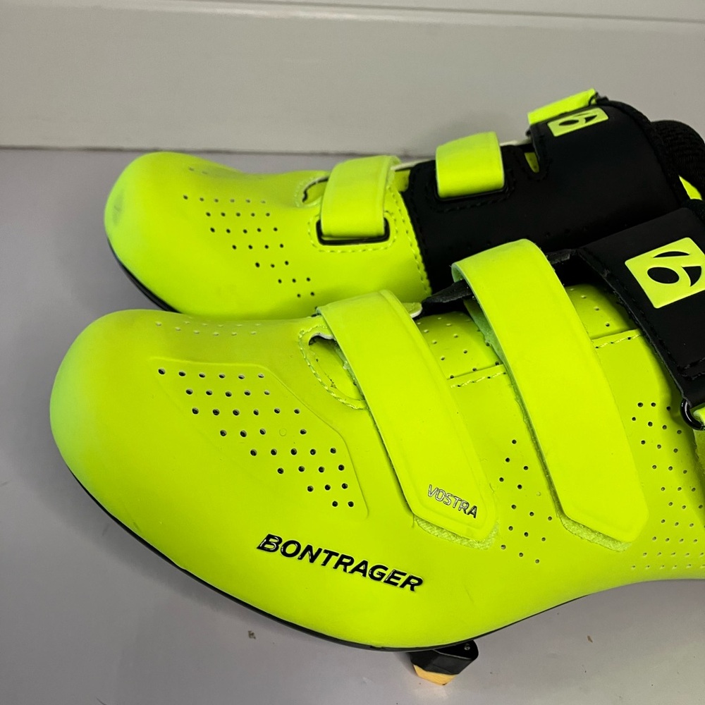 Bontrager Vostra Women’s Size 7.5 7 1/2 Cycling Biking Shoes Neon Yellow Black - Picture 5 of 12